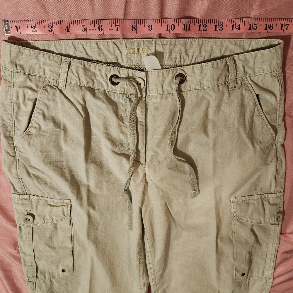 J Crew  Cargo style (Tan) size 10